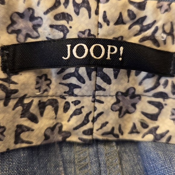Joop! Slim Fit 100% Linen Men's Chinos Model JT-18 Hank Woven In Italy Size 36 - Picture 2 of 8